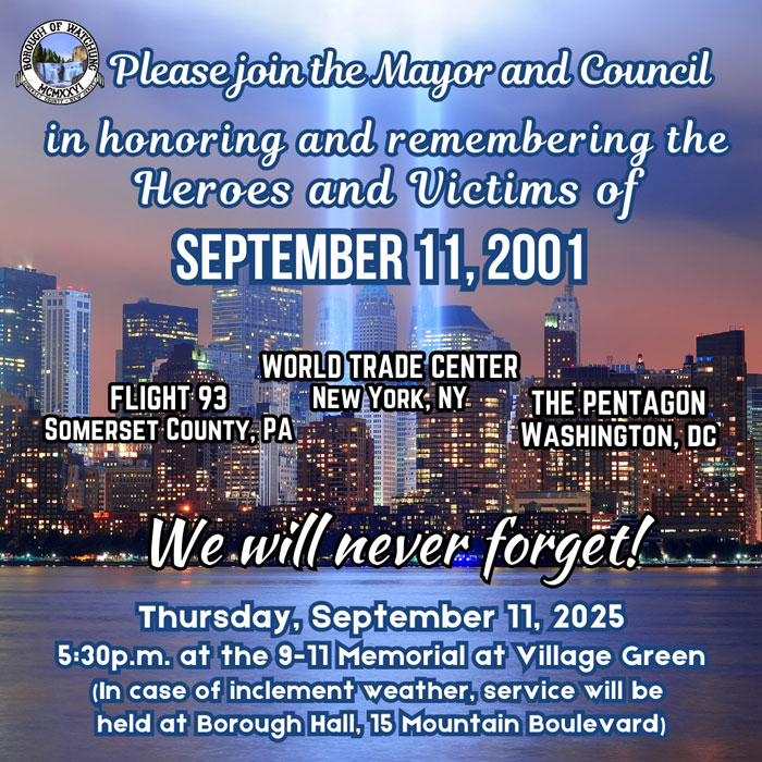 911 Heroes Always Remember Flyer