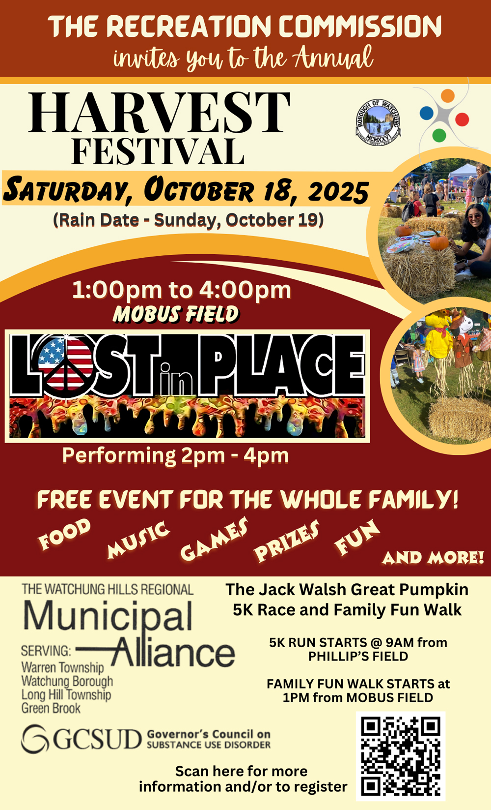 Harvest Festival Flyer. Click to open an OCR scanned PDF version of it.