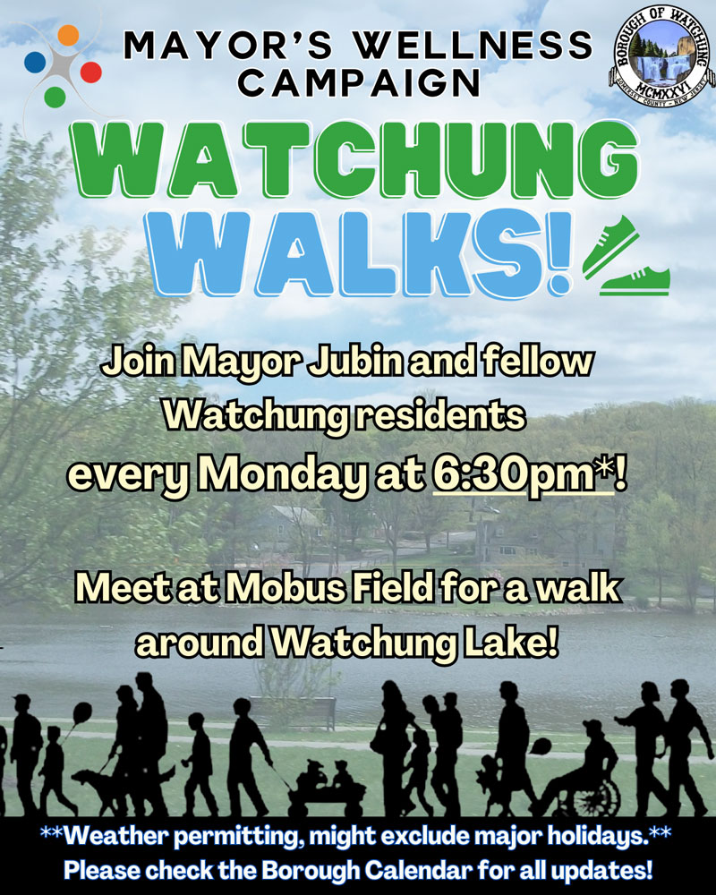 Watchung Walks flyer
