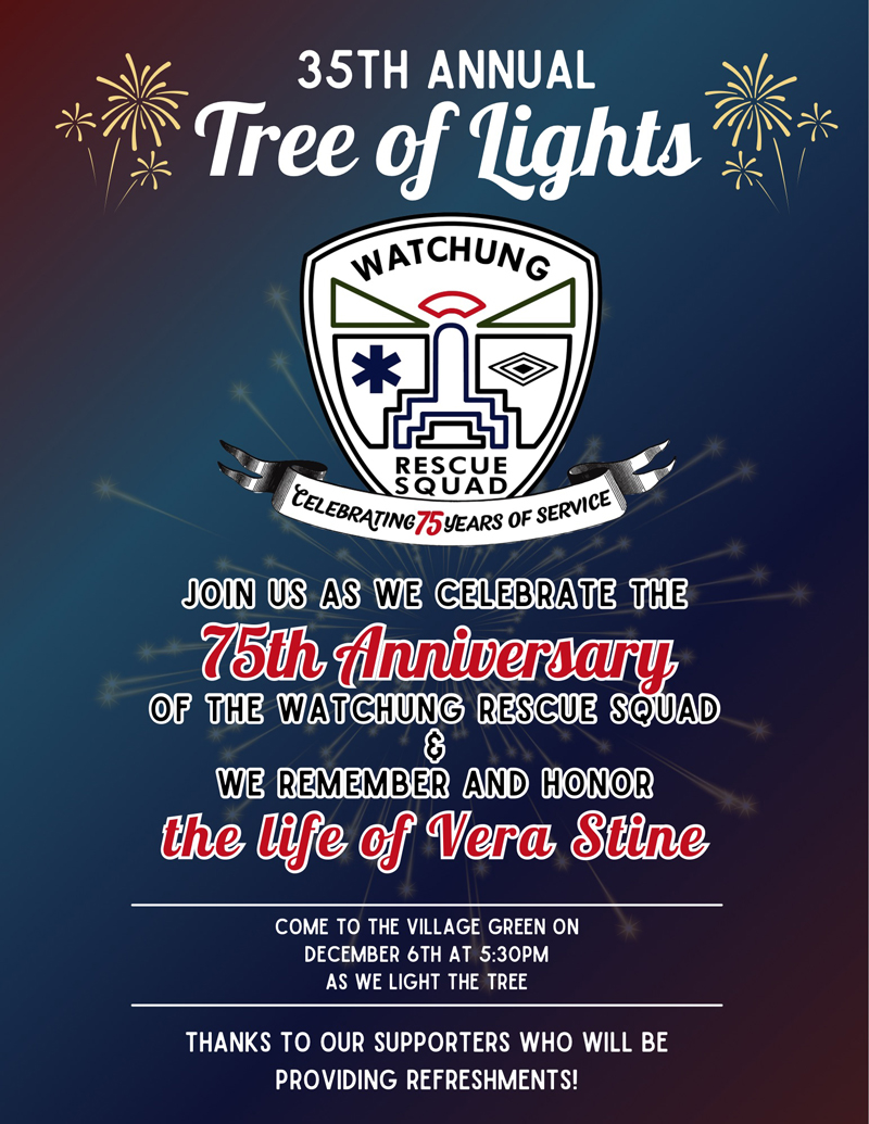 Tree of Lights event flyer. Click to open an OCR scanned PDF version of it.