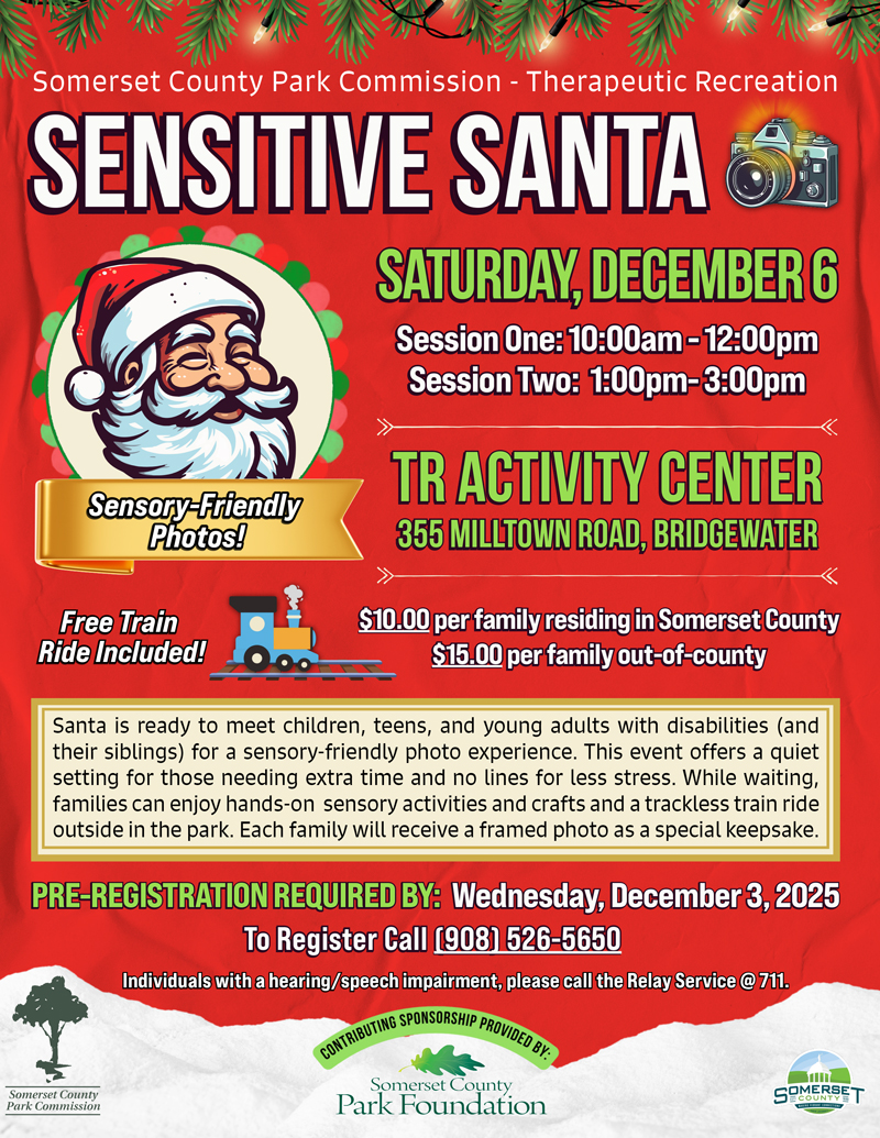Pictures with Sensitive Santa 2025. Click to open a PDF version of it.