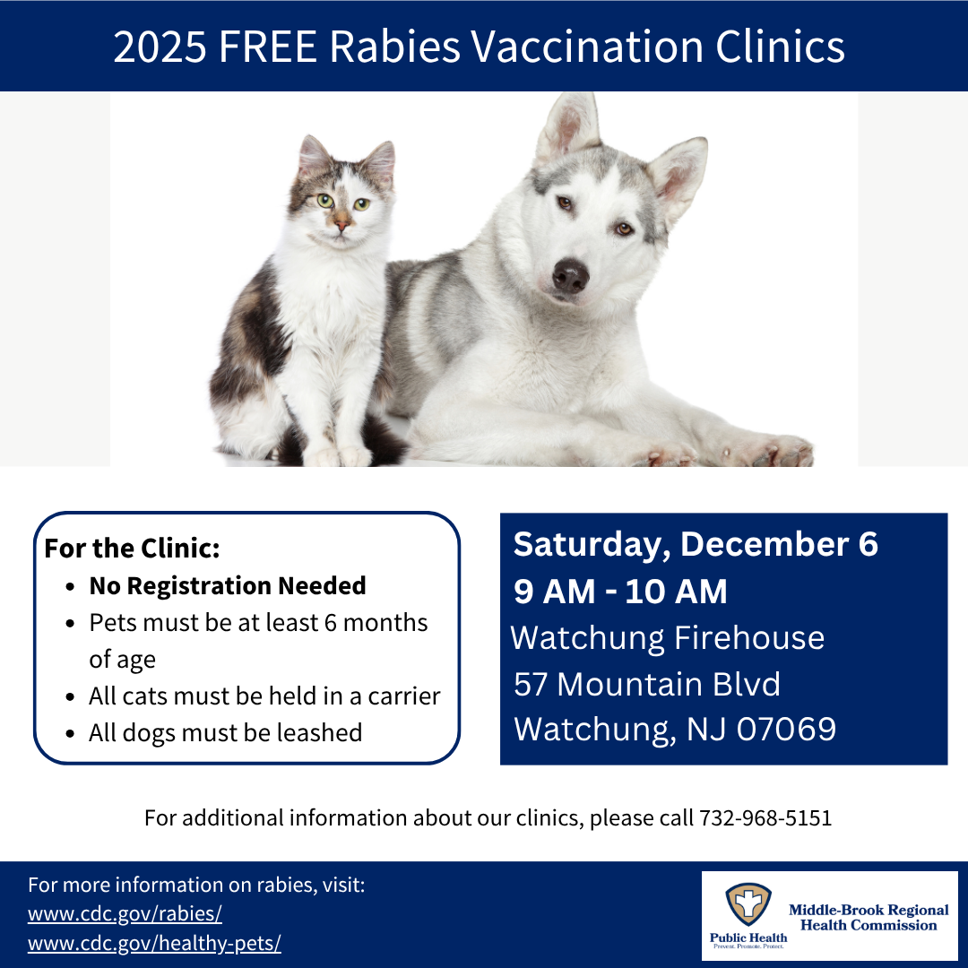 watchung rabies vaccination clinc. Click to open an OCR scanned PDF version of it.