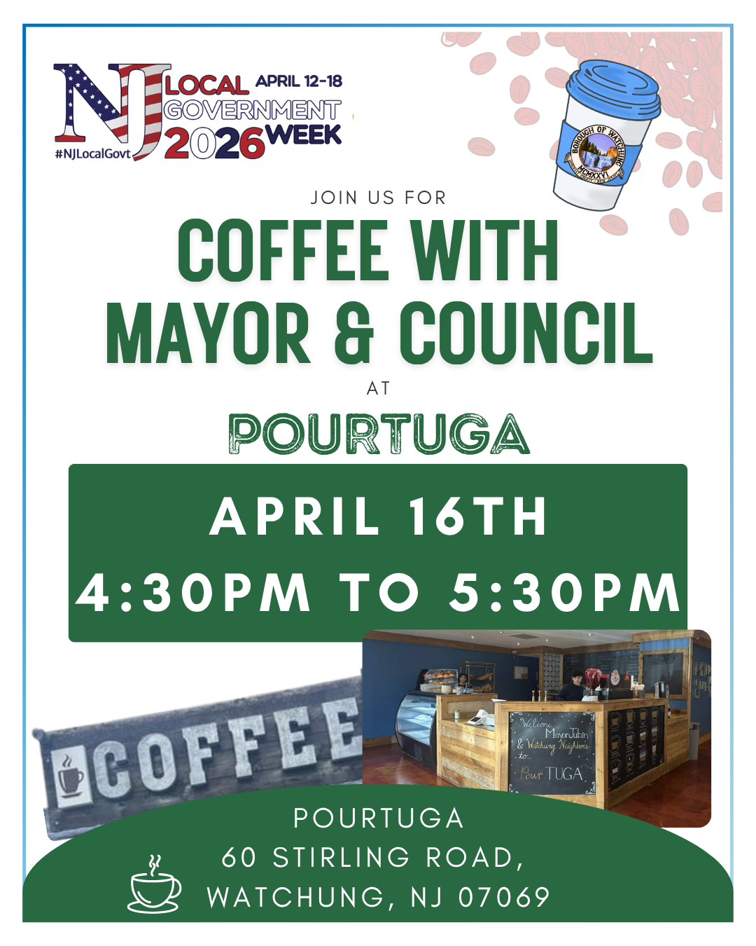 Coffee with the Mayor & Council flyer. Click to open a PDF version of it.