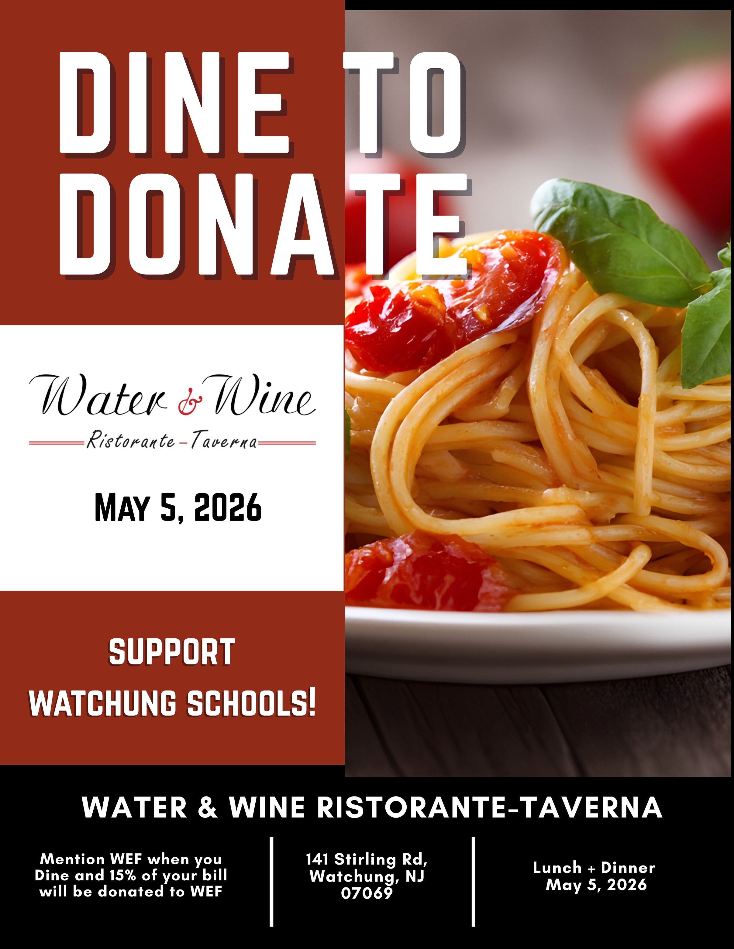 WEF Dine to Donate
